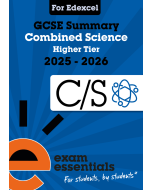 Summary Combined Science Higher Tier (EDEXCEL)